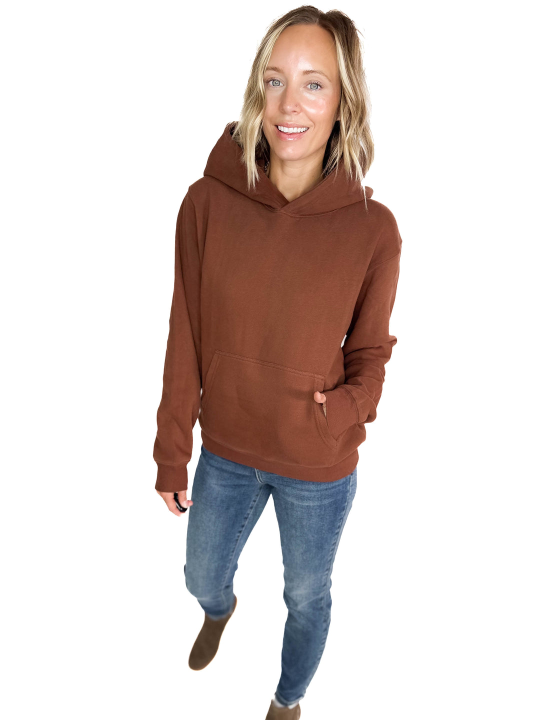 Bronte Classic Hoodie- CHESTNUT