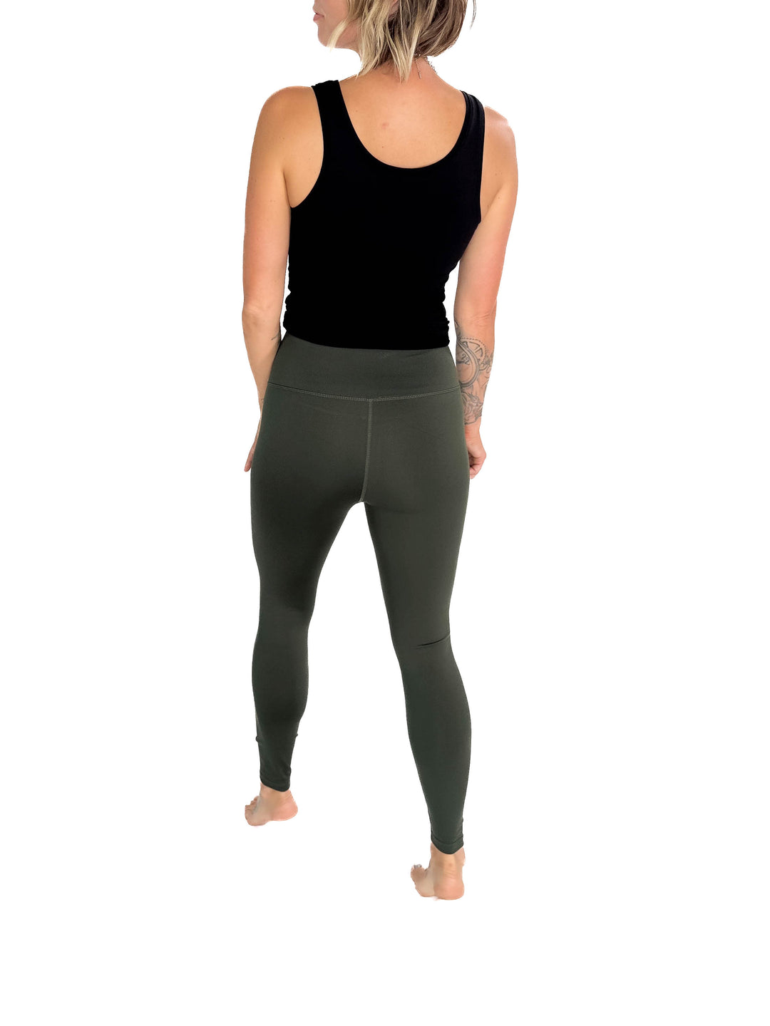 MONO B Soulstice High Waist Legging- DARK FOREST