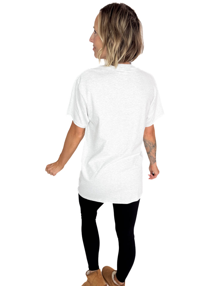 Haunt Mess Express Graphic Tee- ASH