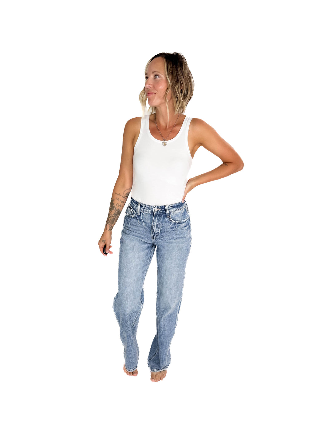 VERVET Libby 90's Wide Leg Jean- MEDIUM