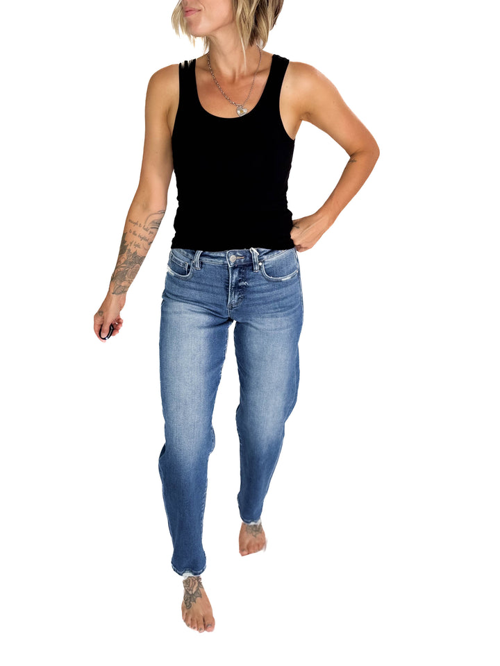 RISEN Fraser Slim Barrel Jean- MEDIUM