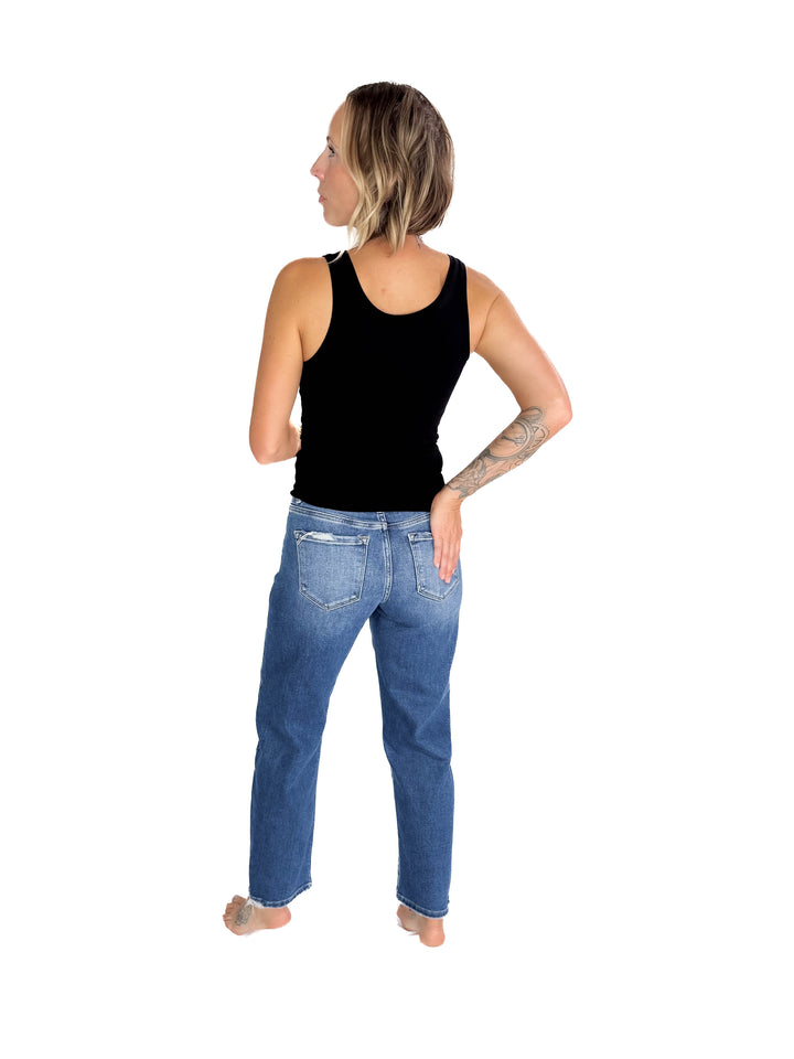 RISEN Fraser Slim Barrel Jean- MEDIUM