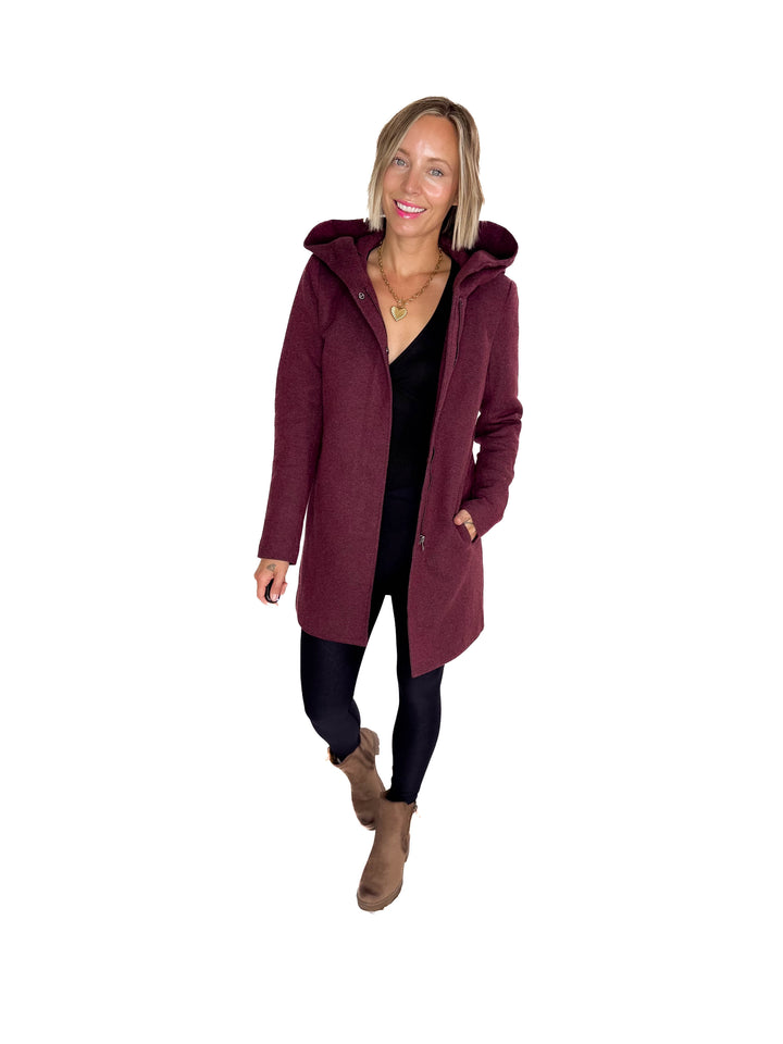 ONLY Alison Coat- CHOCOLATE TRUFFLE