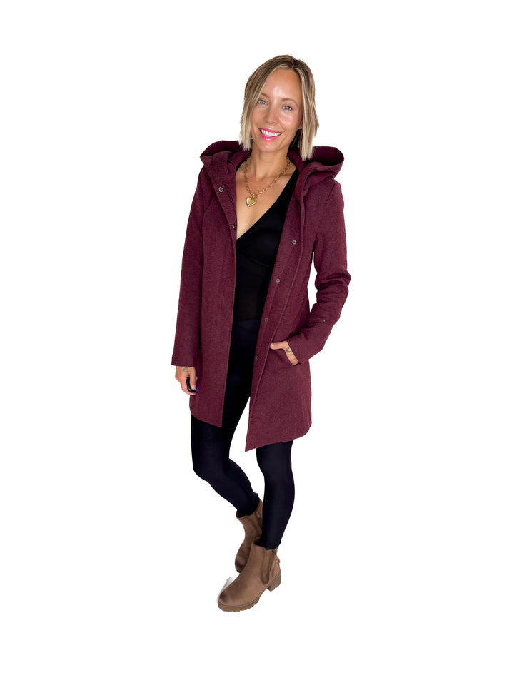 ONLY Alison Coat- CHOCOLATE TRUFFLE