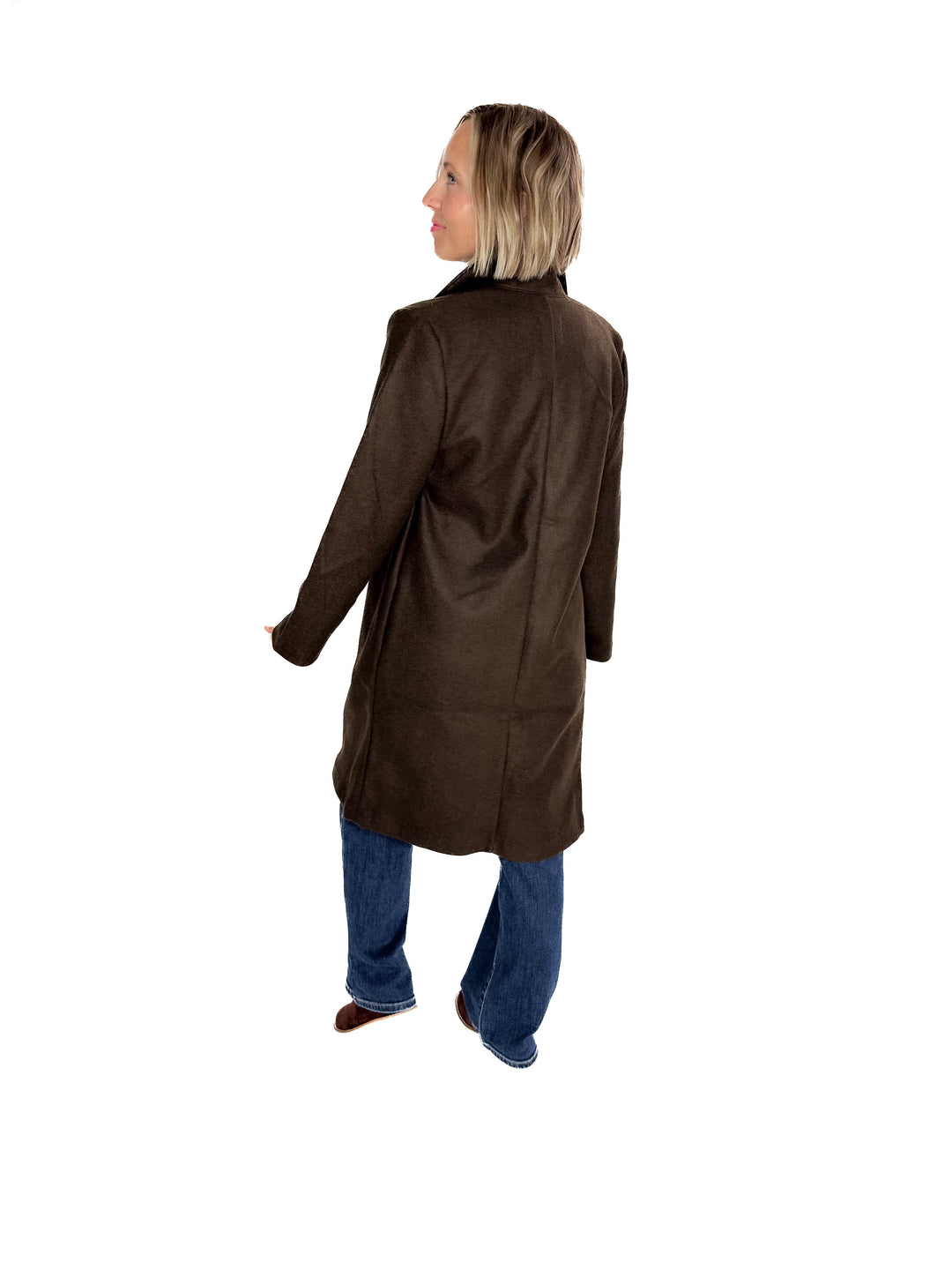 Jordan Longline Jacket- ESPRESSO