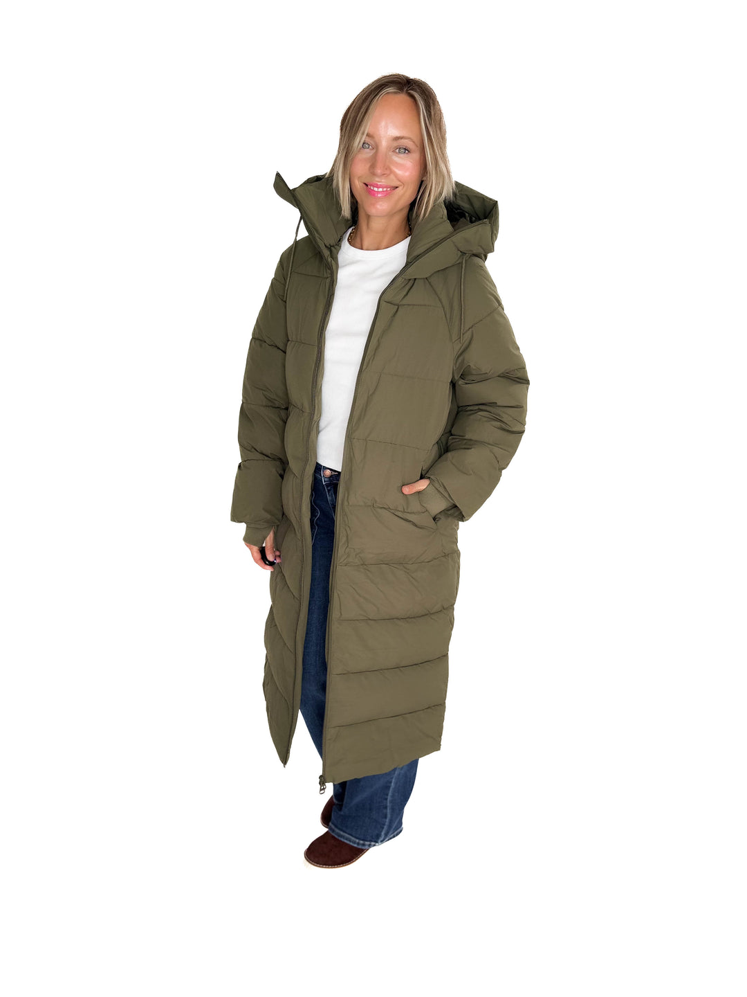 VERO MODA Water Repllent Elanor Long Coat- GRAPE LEAF
