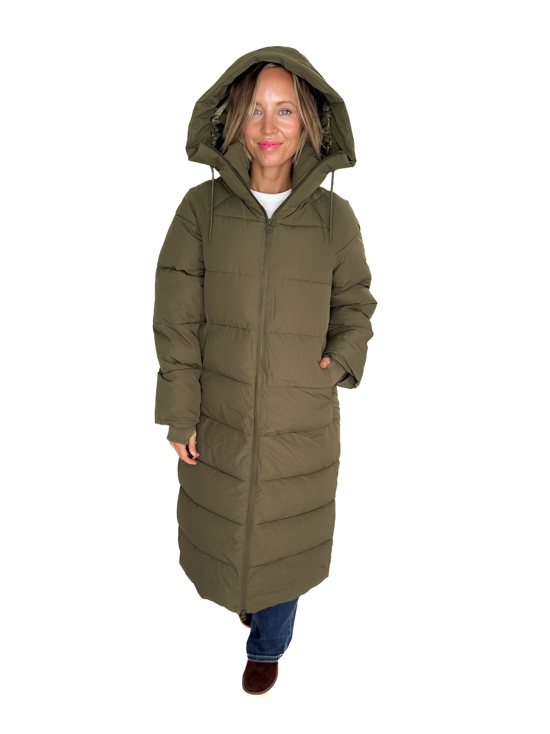VERO MODA Water Repllent Elanor Long Coat- GRAPE LEAF