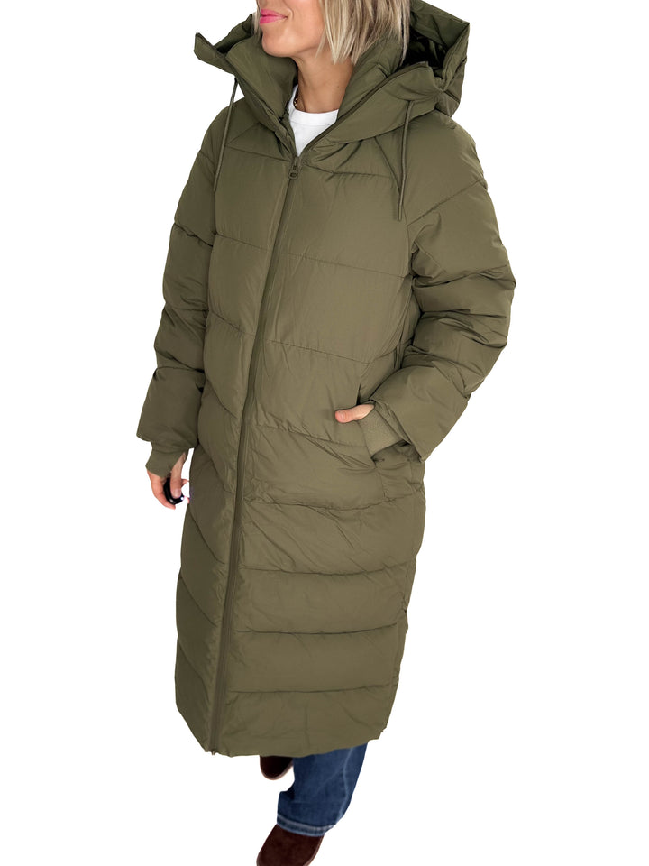 VERO MODA Water Repllent Elanor Long Coat- GRAPE LEAF