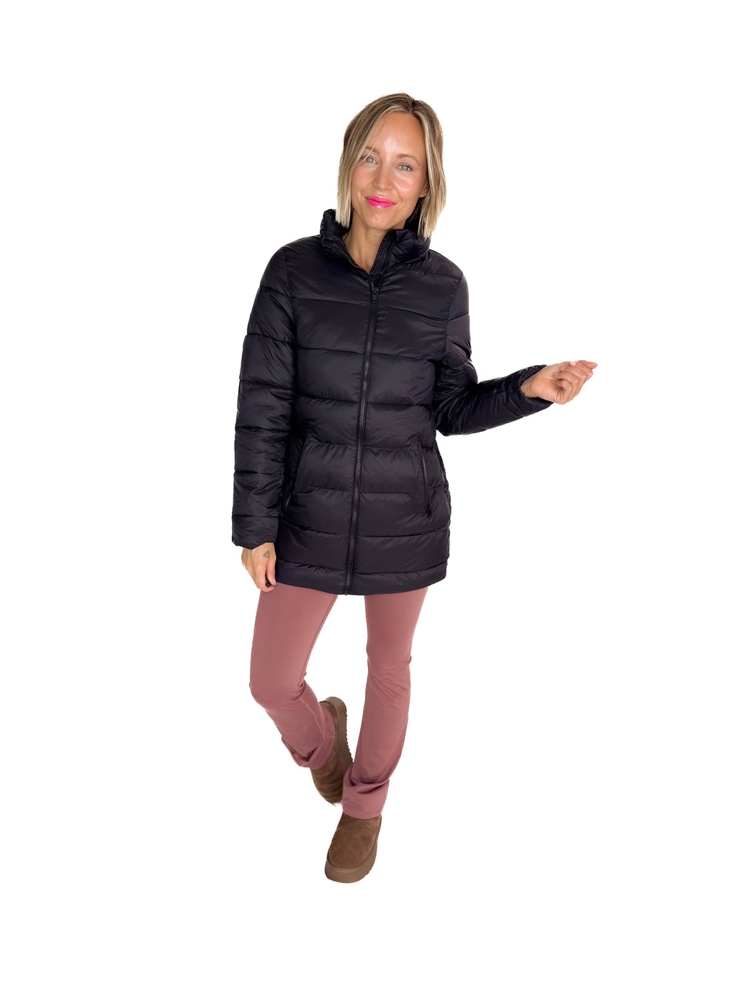 Alicia Wind Breaker Jacket- BLACK
