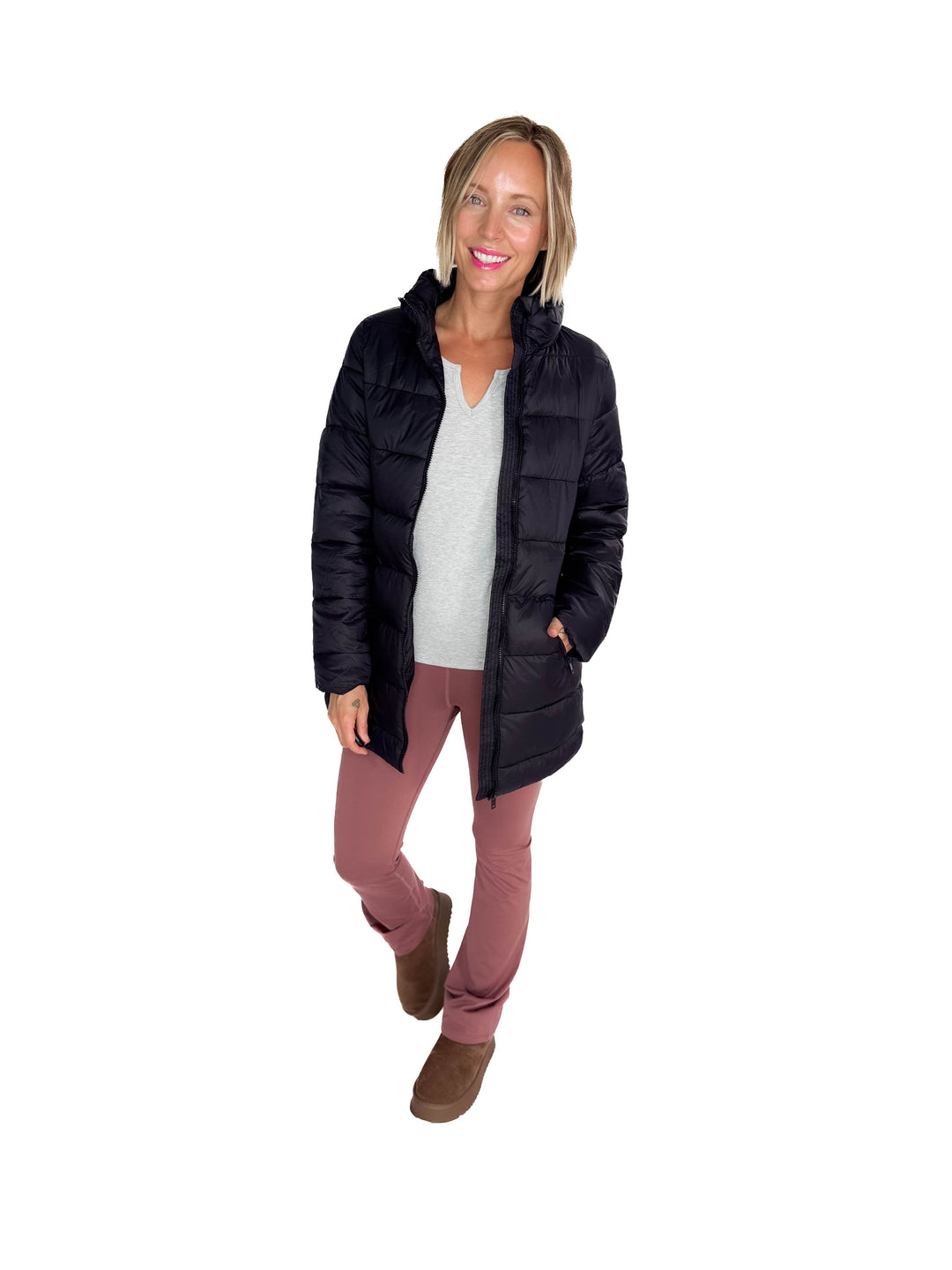Alicia Wind Breaker Jacket- BLACK