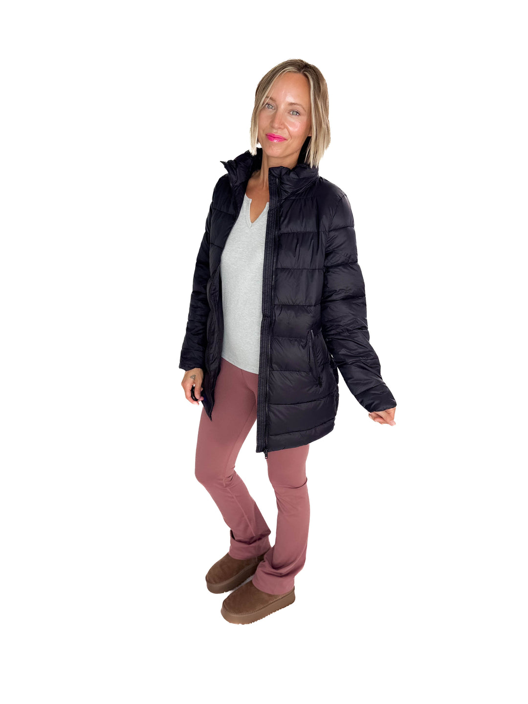 Alicia Wind Breaker Jacket- BLACK