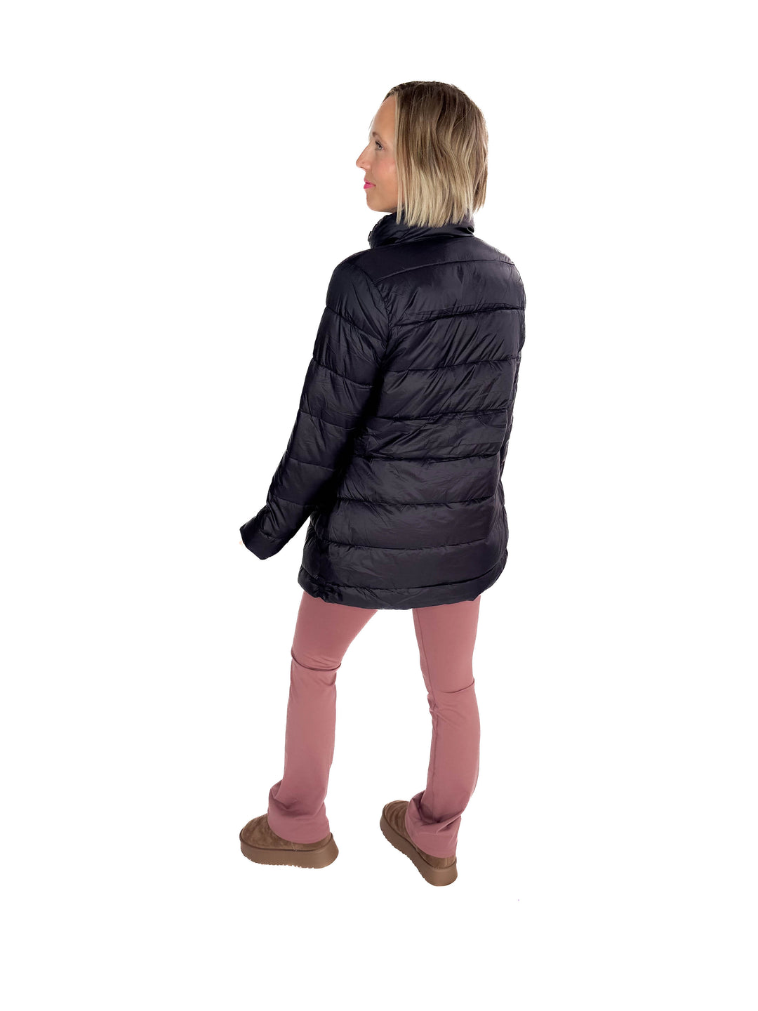 Alicia Wind Breaker Jacket- BLACK