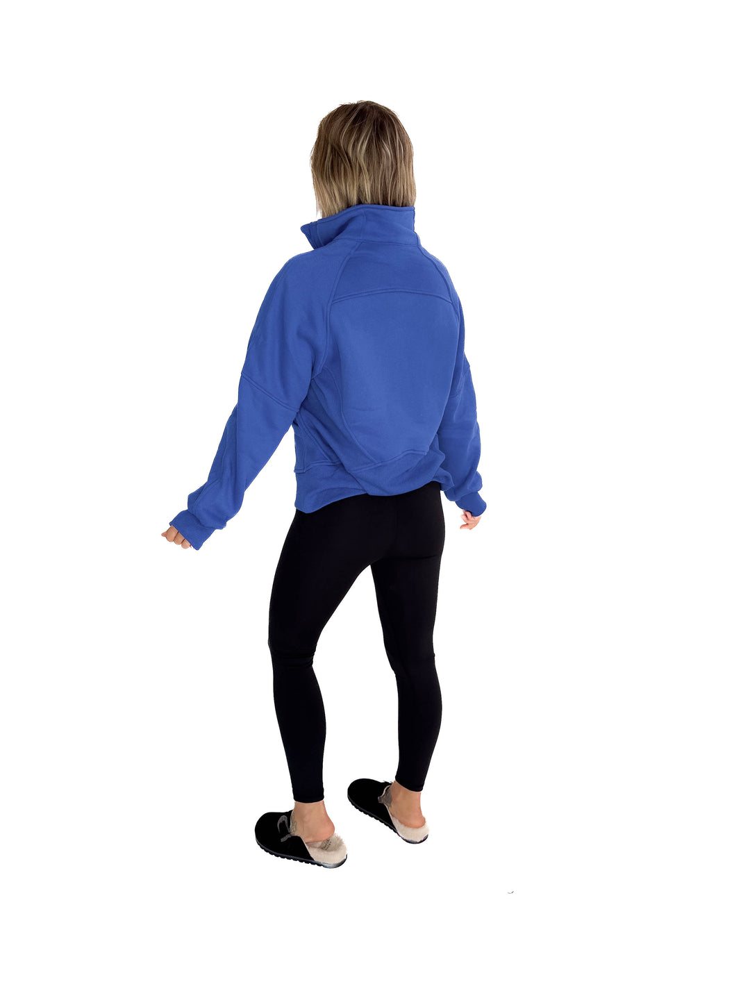 Hunter 1/2 Zip Pullover- COBALT
