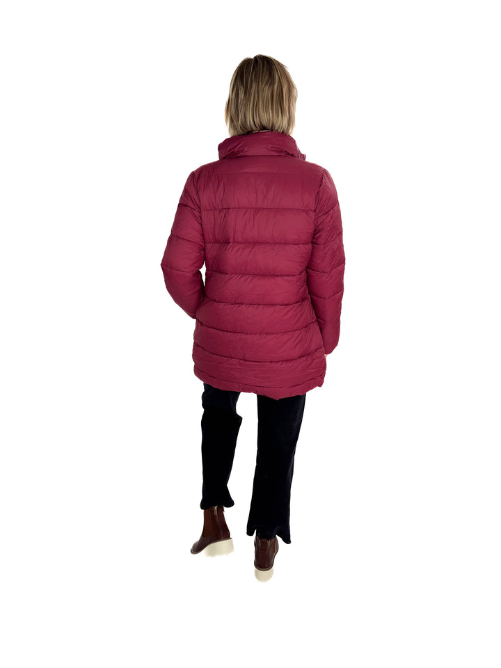 Alicia Wind Breaker Jacket- BURGUNDY
