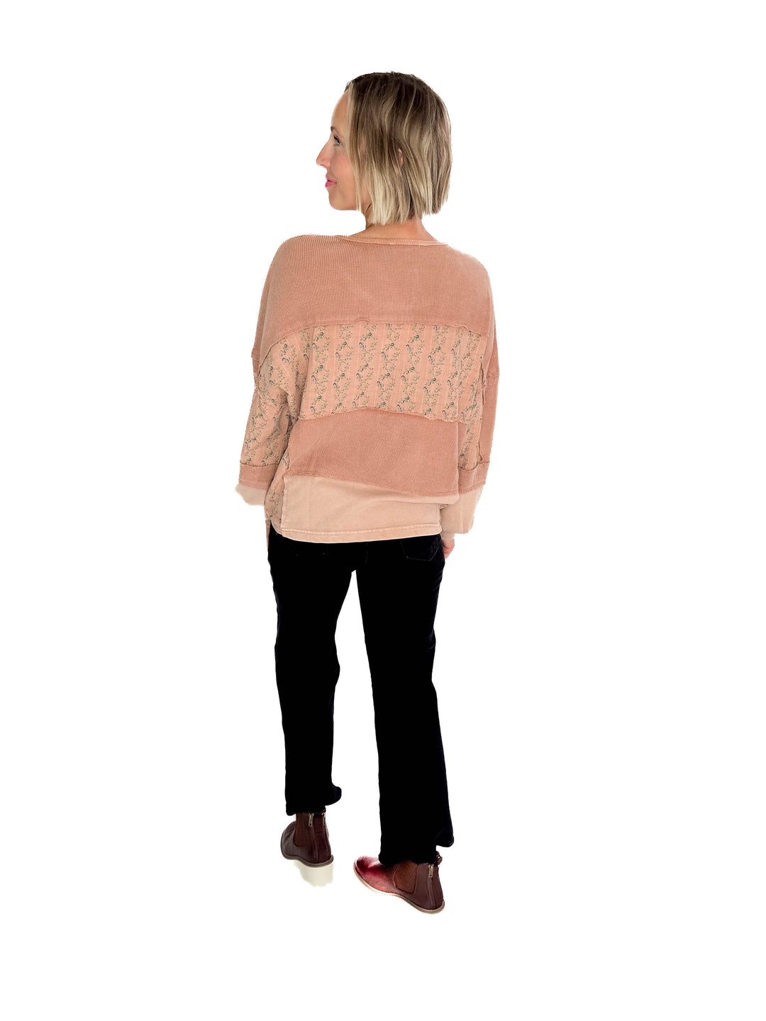 Leonie Thermal Henley- CAMEL