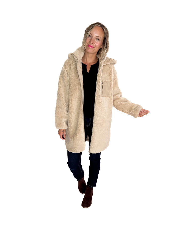 ONLY Sascha Sherpa Jacket- CUBAN SAND