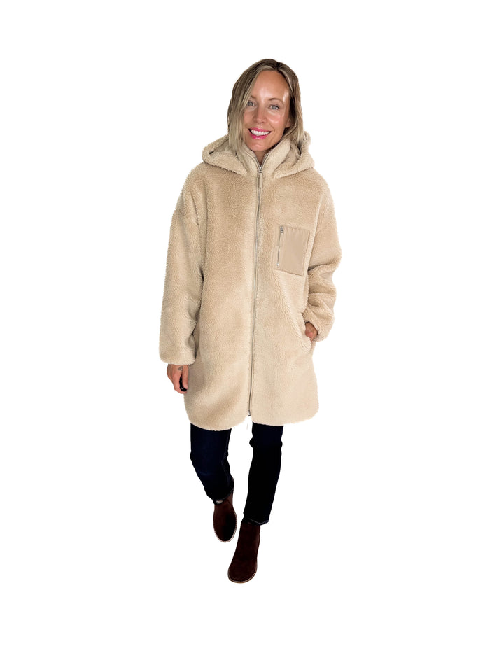 ONLY Sascha Sherpa Jacket- CUBAN SAND