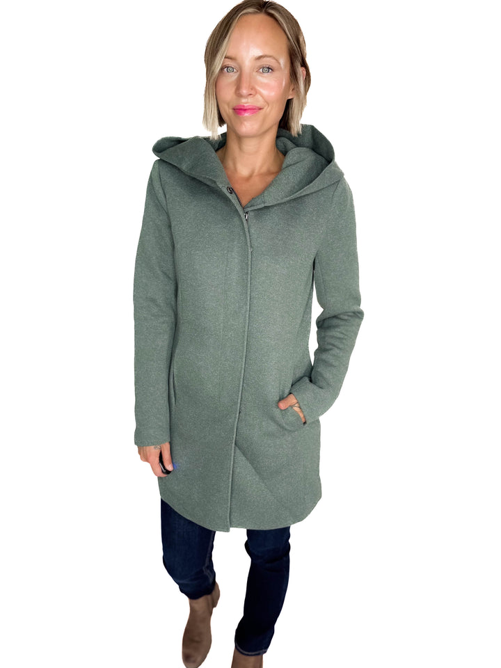 ONLY Alison Coat- BALSAM GREEN