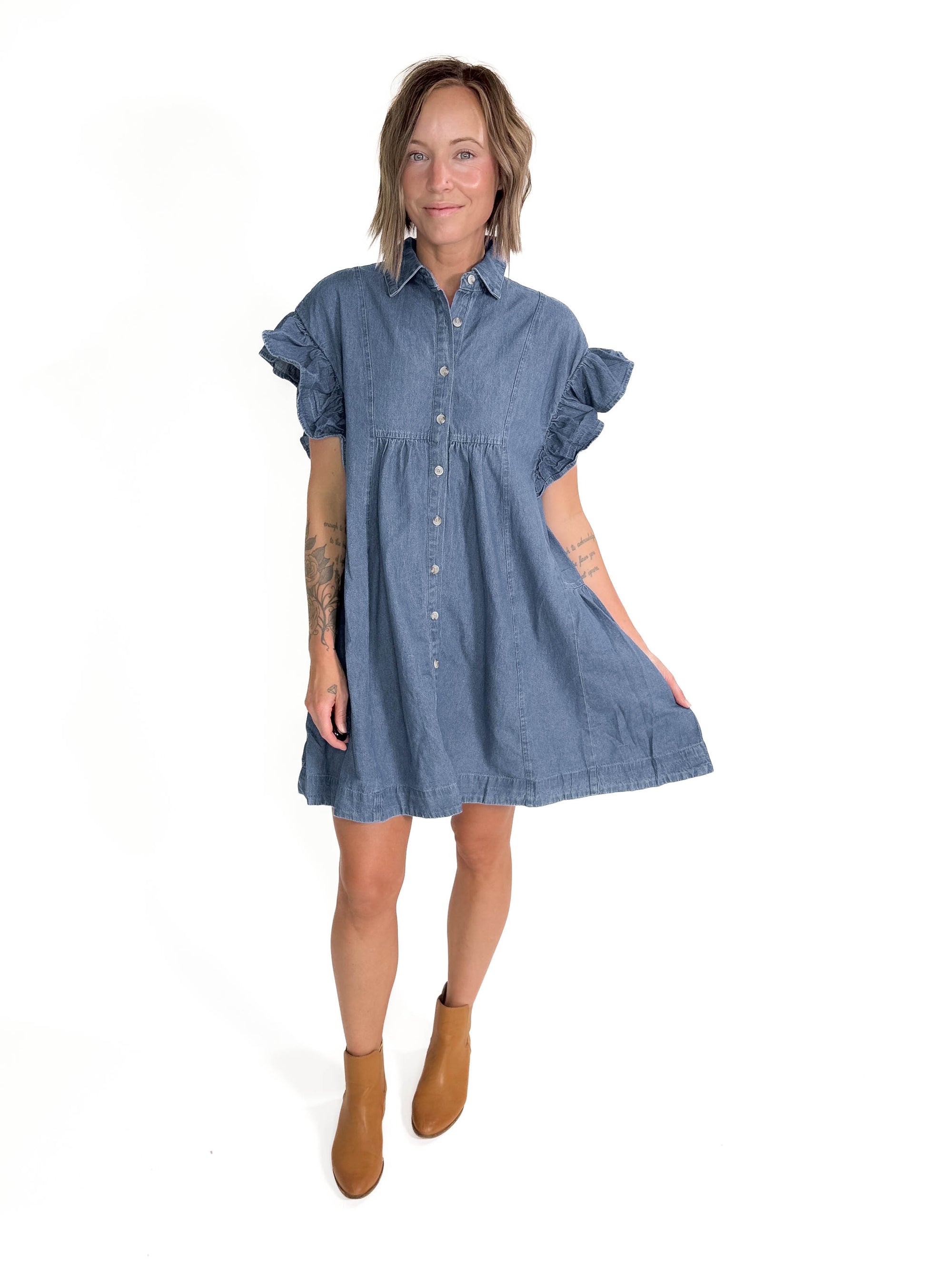 Julie Denim Dress