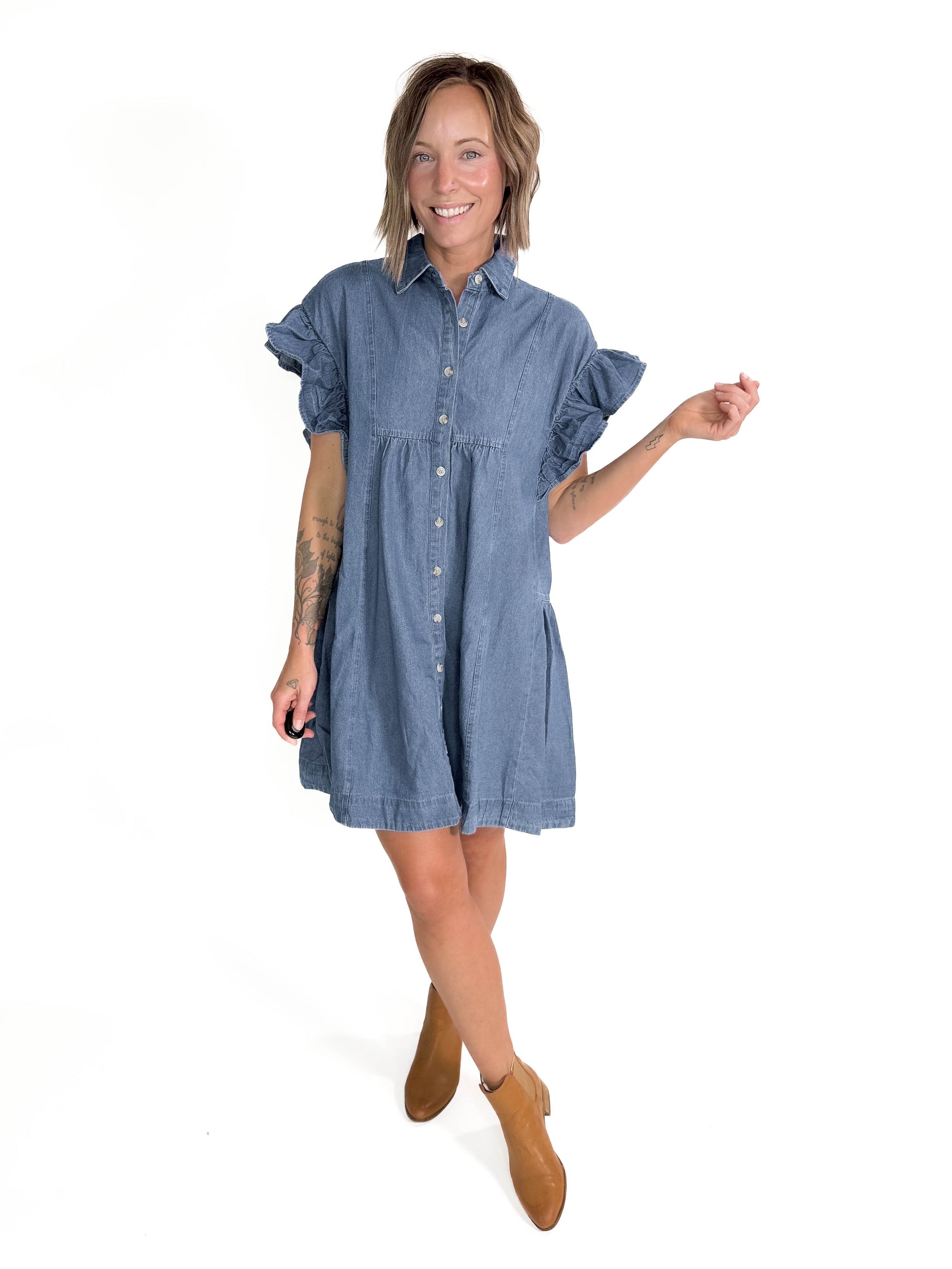 Julie Denim Dress