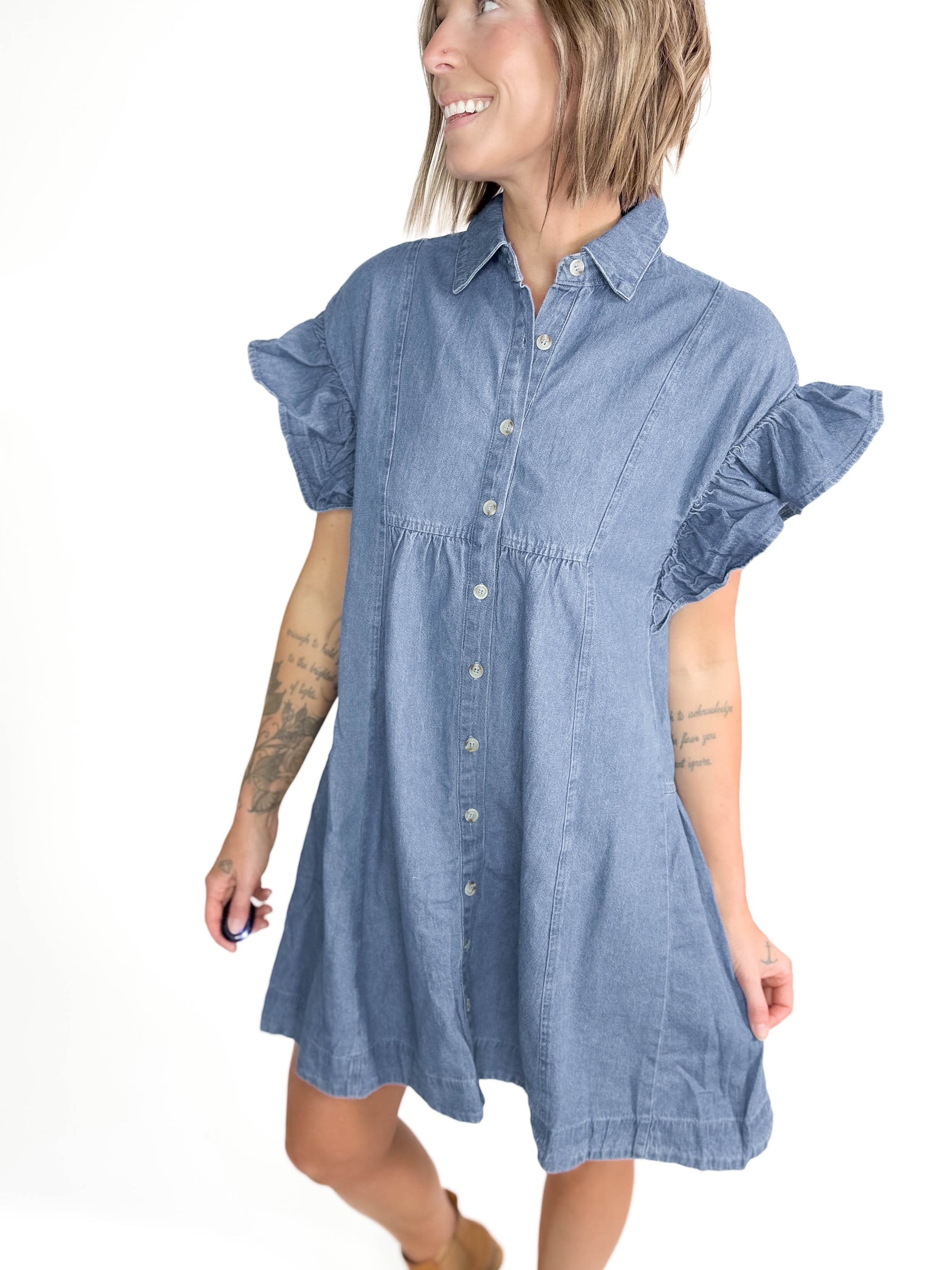 Julie Denim Dress