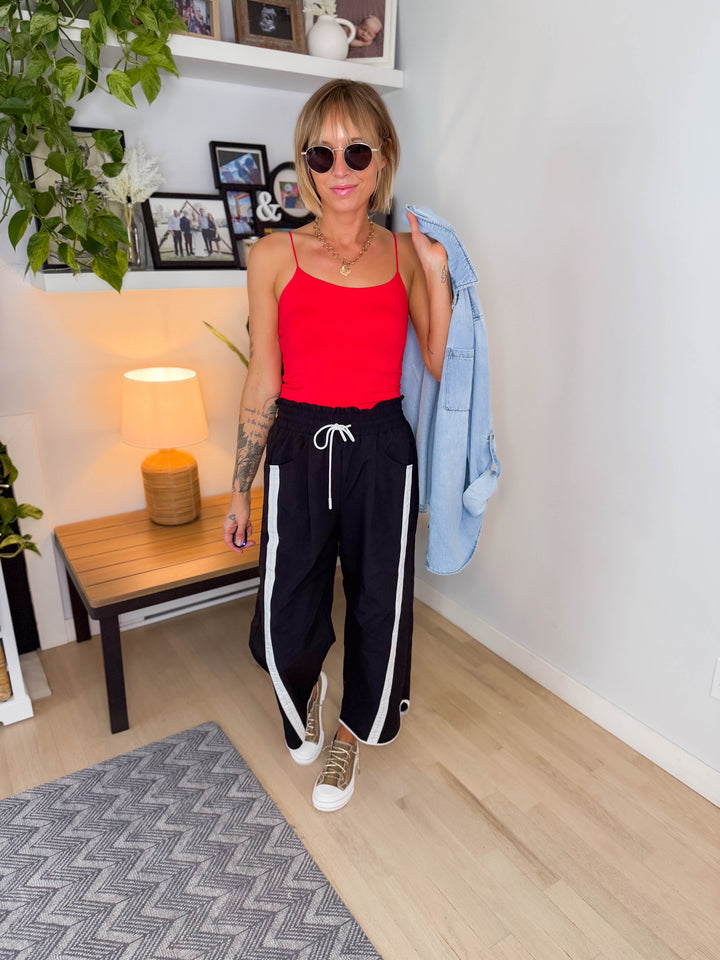 Not Your Basic Crop Camisole- RUBY