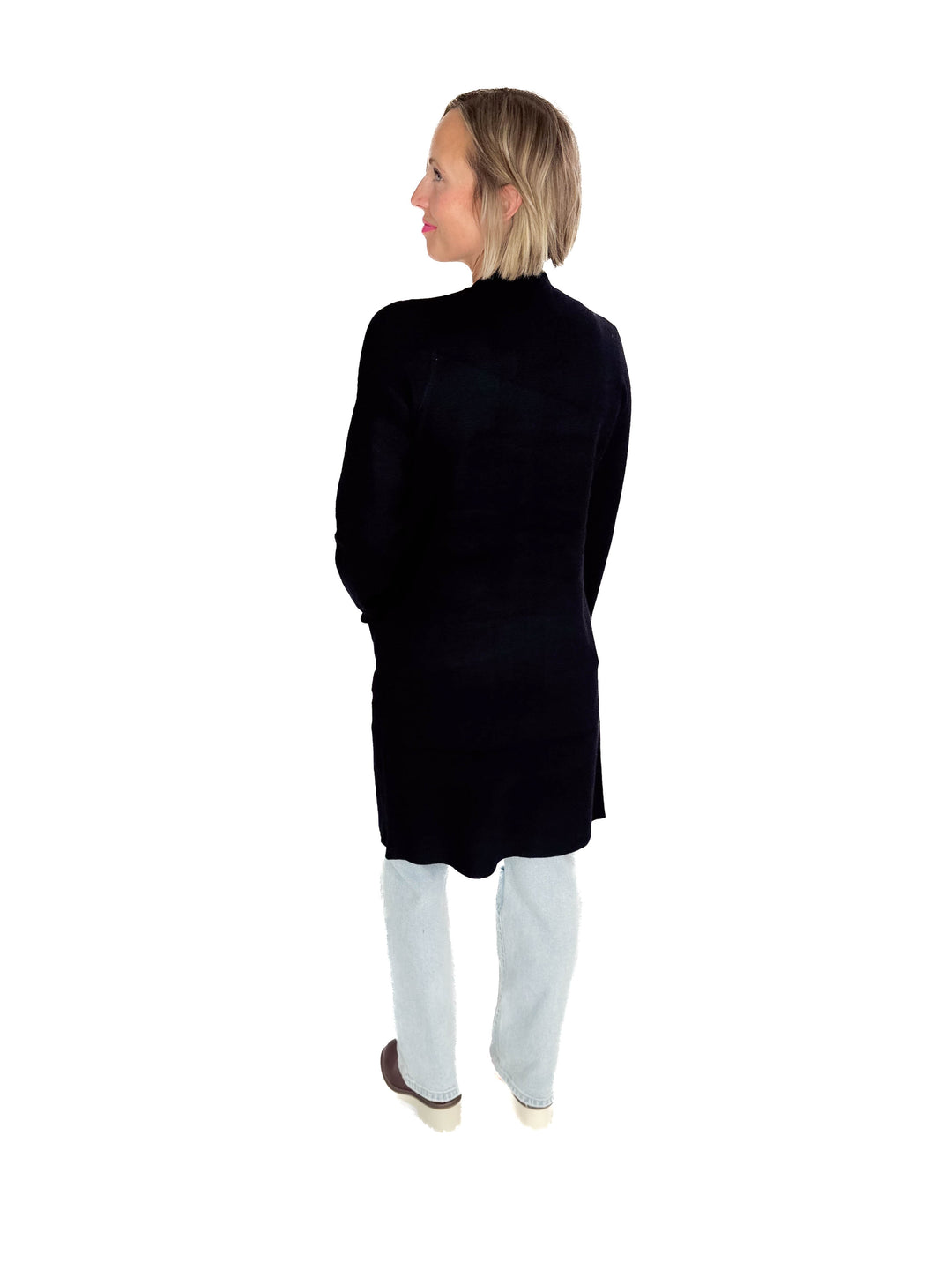 VERO MODA Saba Pocket Coatigan- BLACK