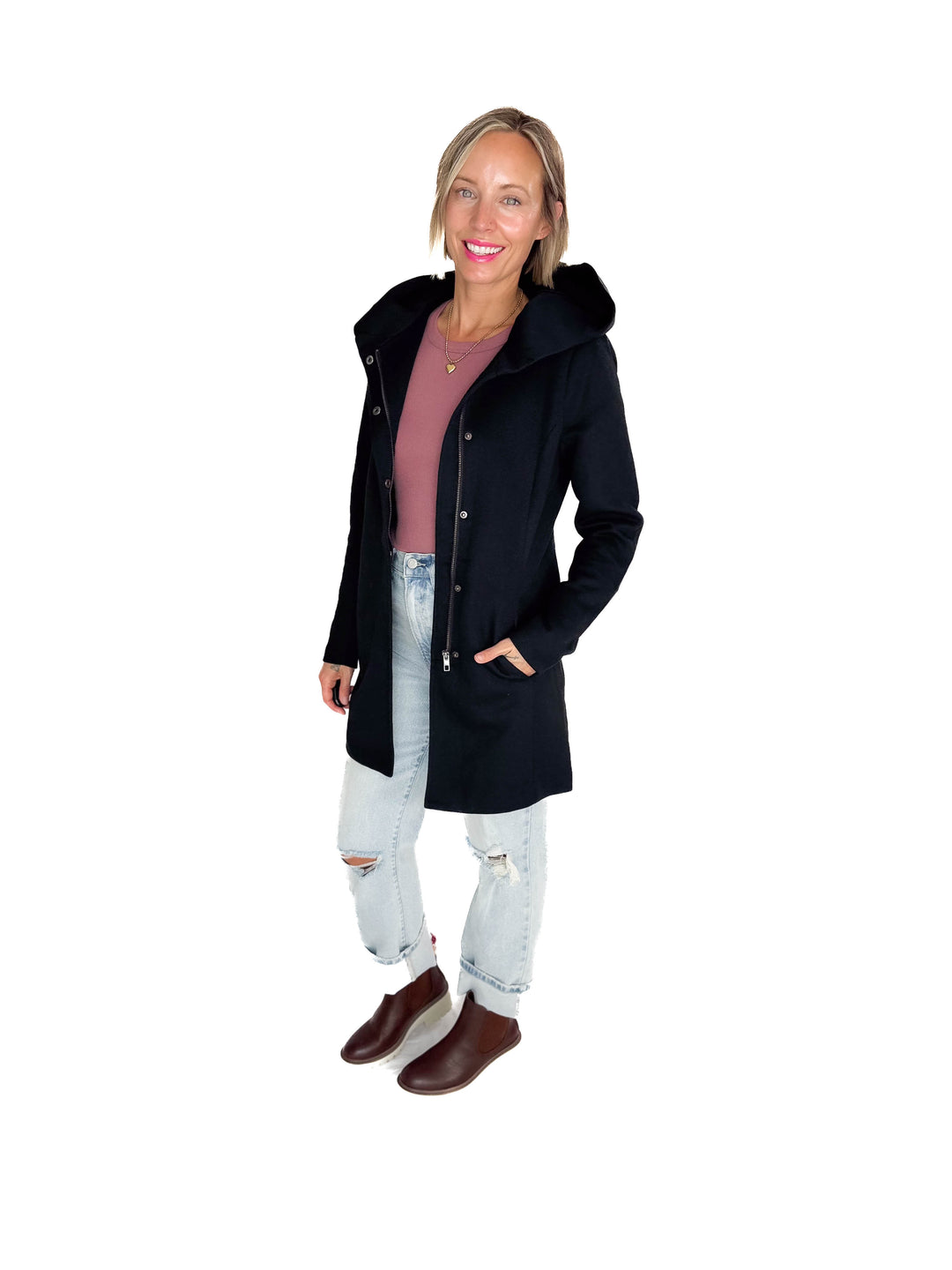 ONLY Alison Coat- BLACK