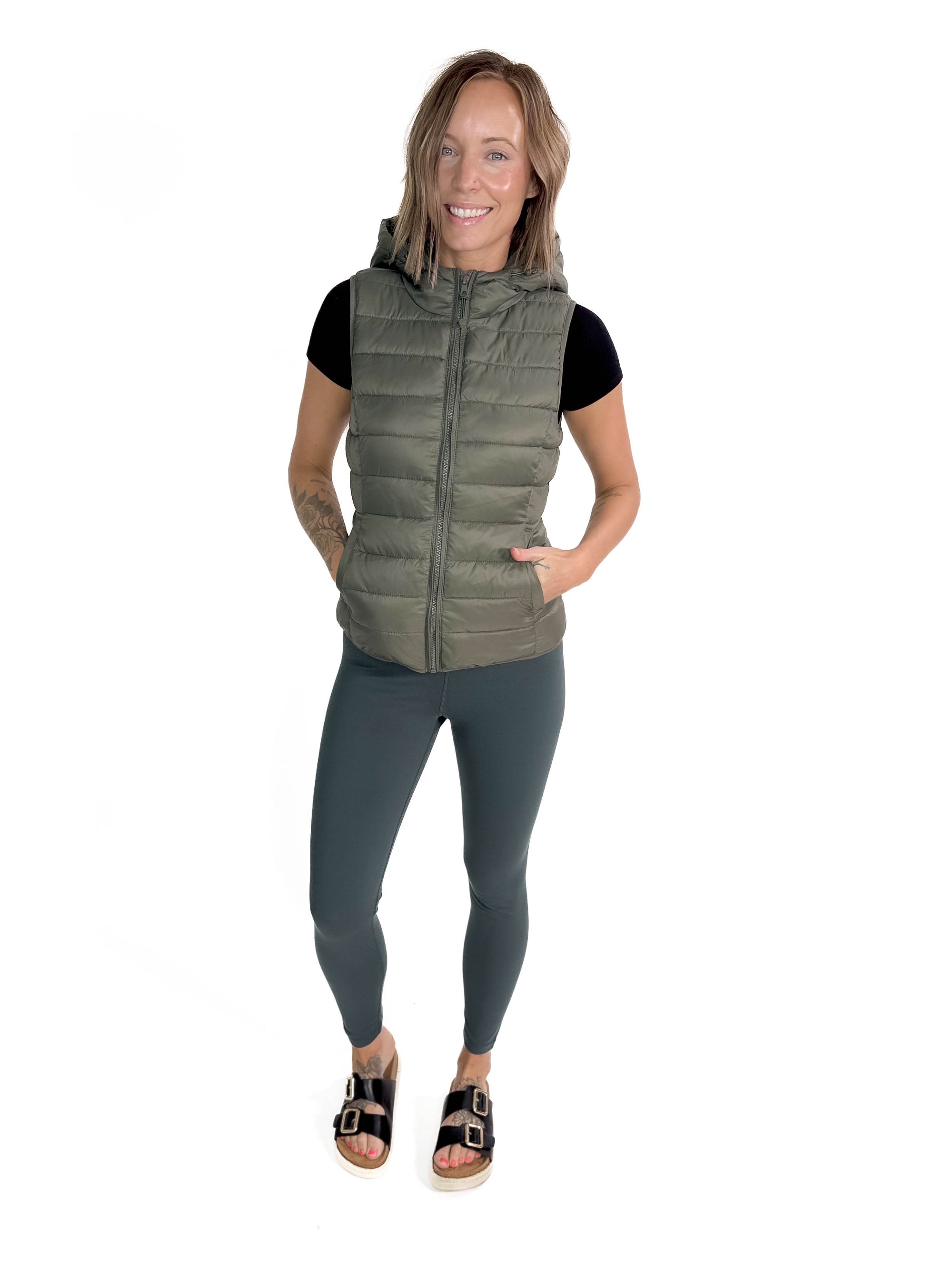 ONLY Tahoe Vest- OLIVE