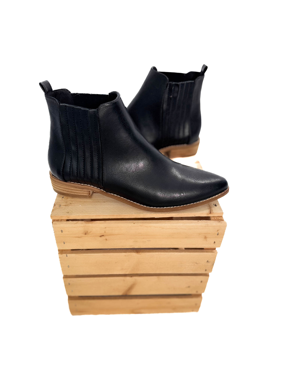 Linzie Short Heel Bootie- BLACK