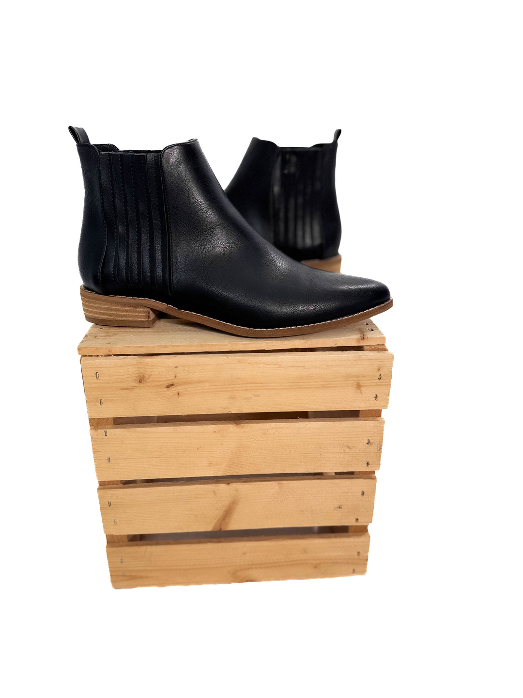 Linzie Short Heel Bootie- BLACK