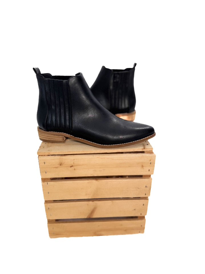 Linzie Short Heel Bootie- BLACK