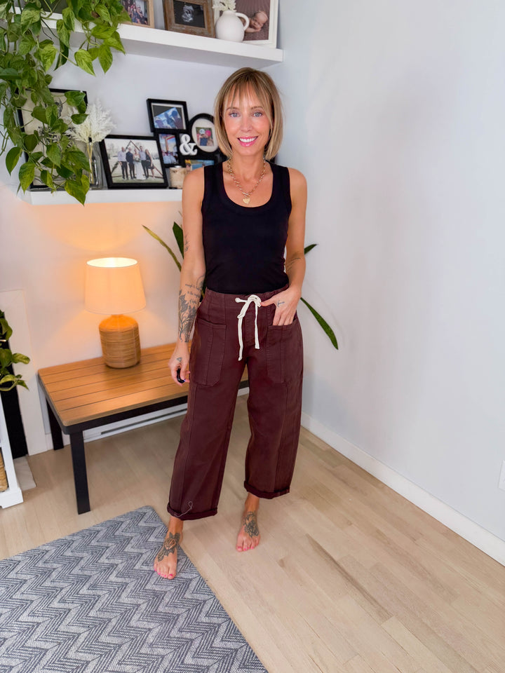Zoe Basic Tank- BLACK-FINAL SALE