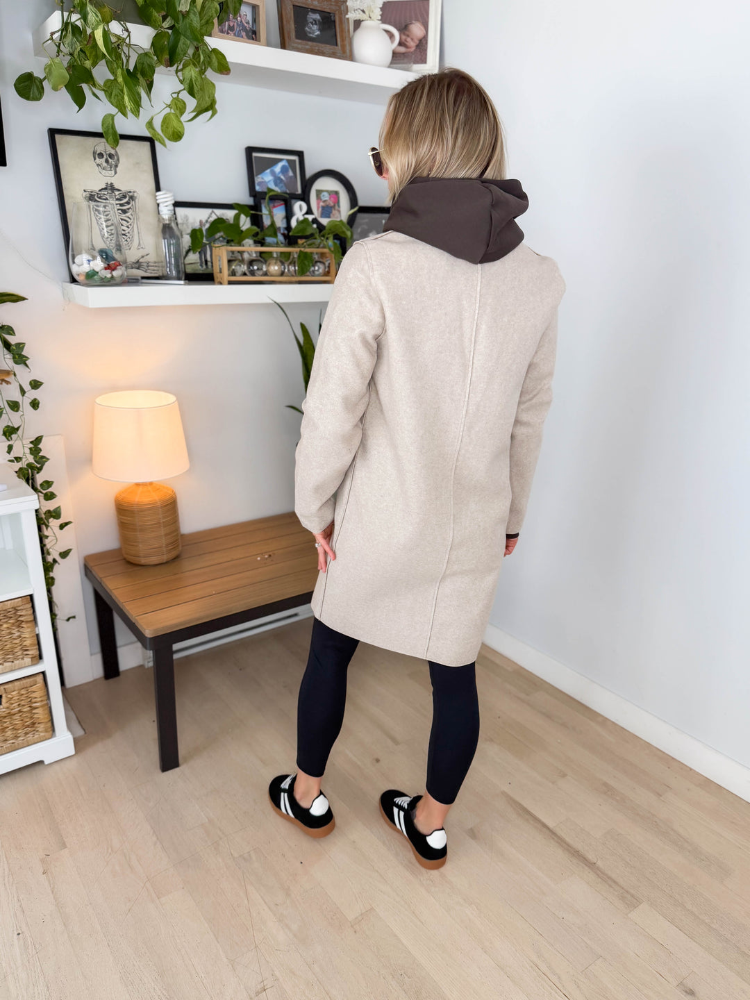 ONLY Carrie Long Coat- OATMEAL MELANGE