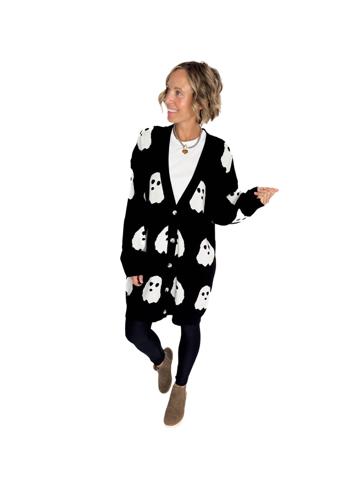 AMPERSAND AVE Boo Babe Cardigan