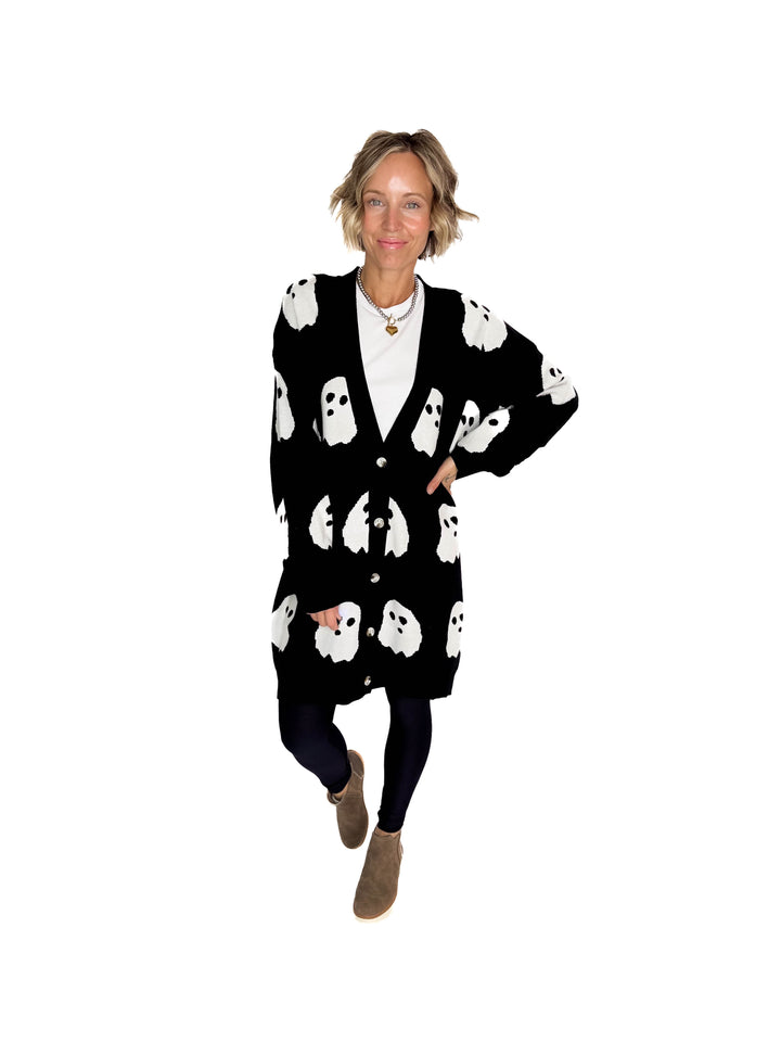 AMPERSAND AVE Boo Babe Cardigan