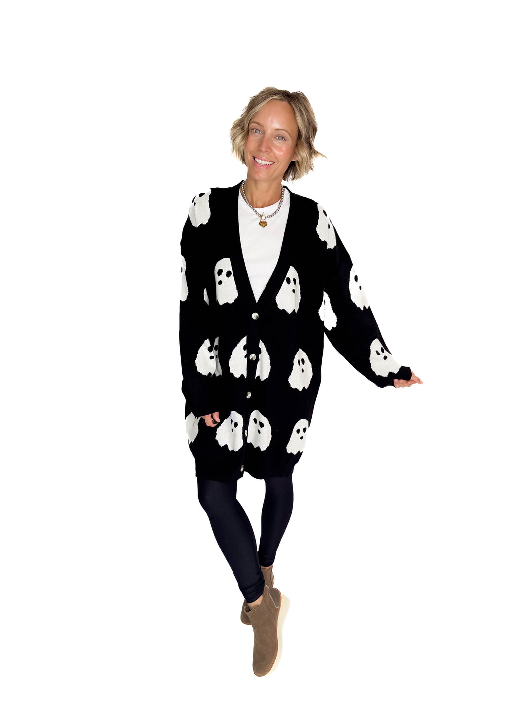 AMPERSAND AVE Boo Babe Cardigan
