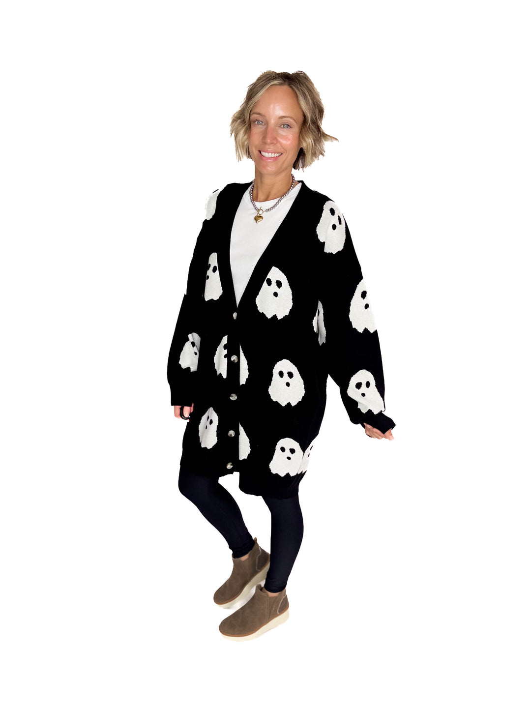 AMPERSAND AVE Boo Babe Cardigan