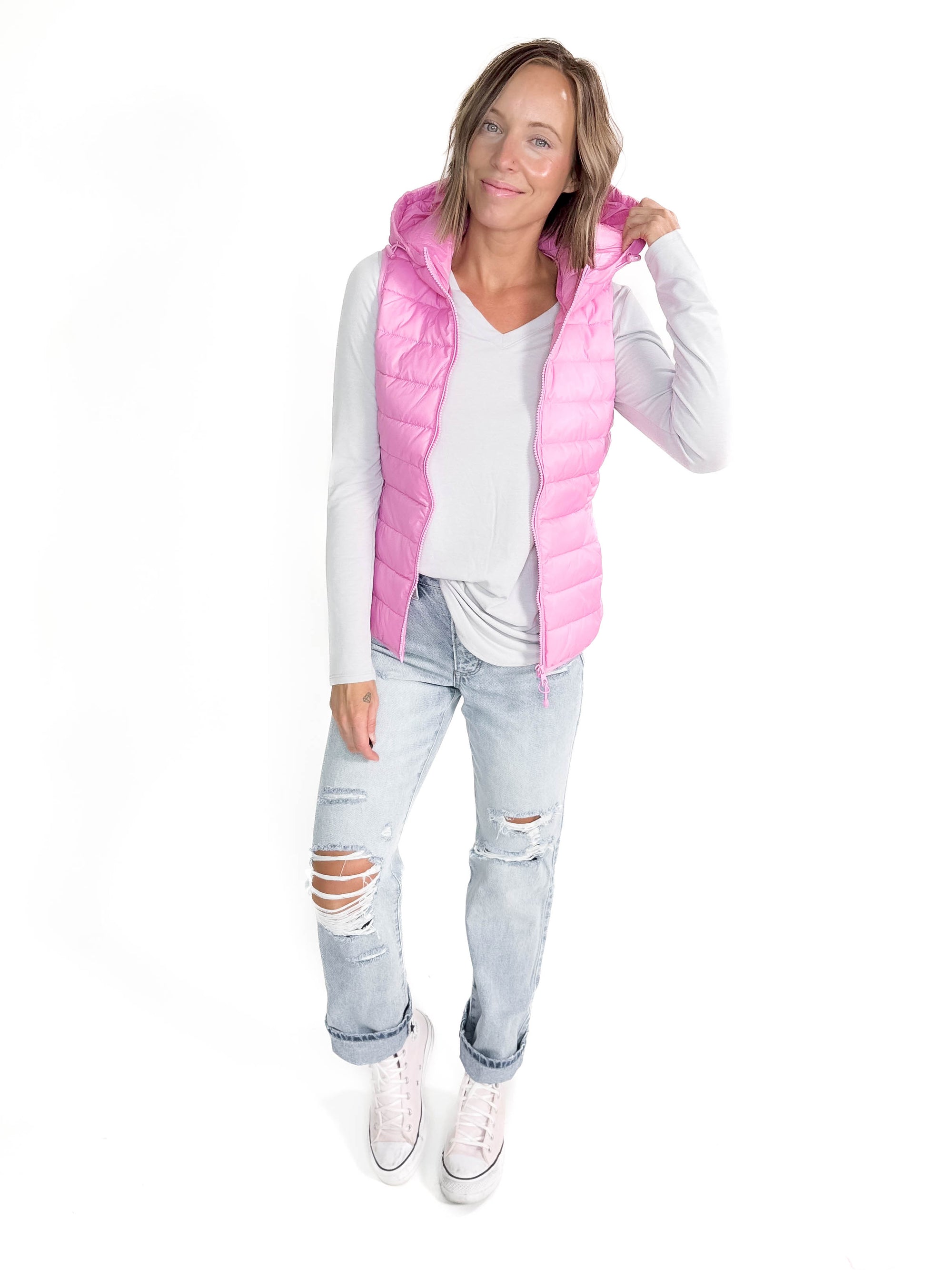 ONLY Tahoe Vest- FUSCIA