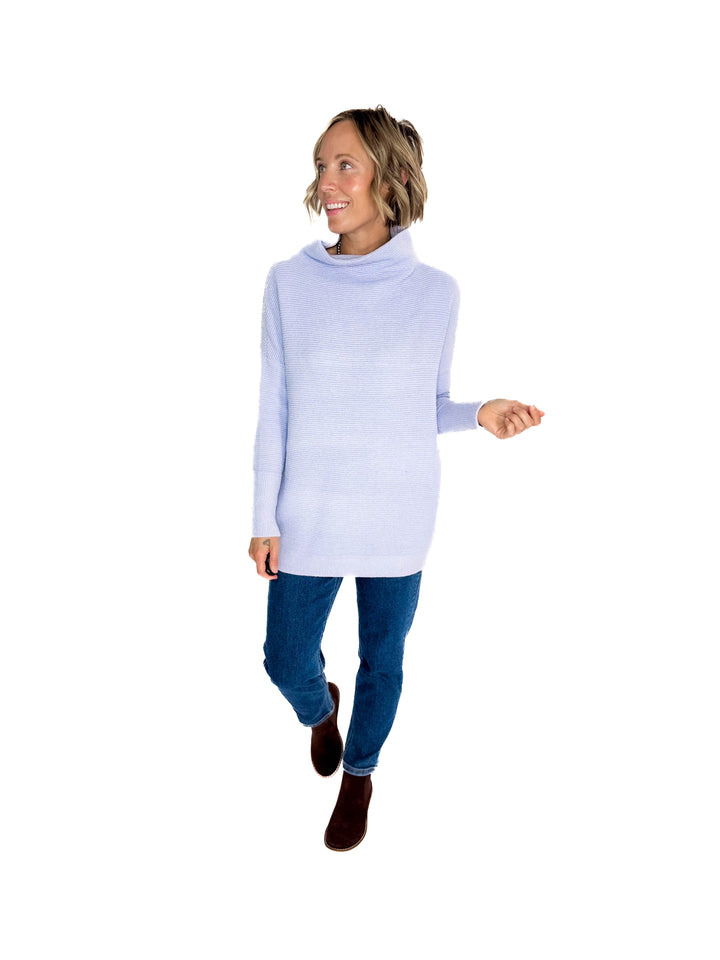 RD STYLE Nancy Ottoman Tunic- LAVENDER BLUE