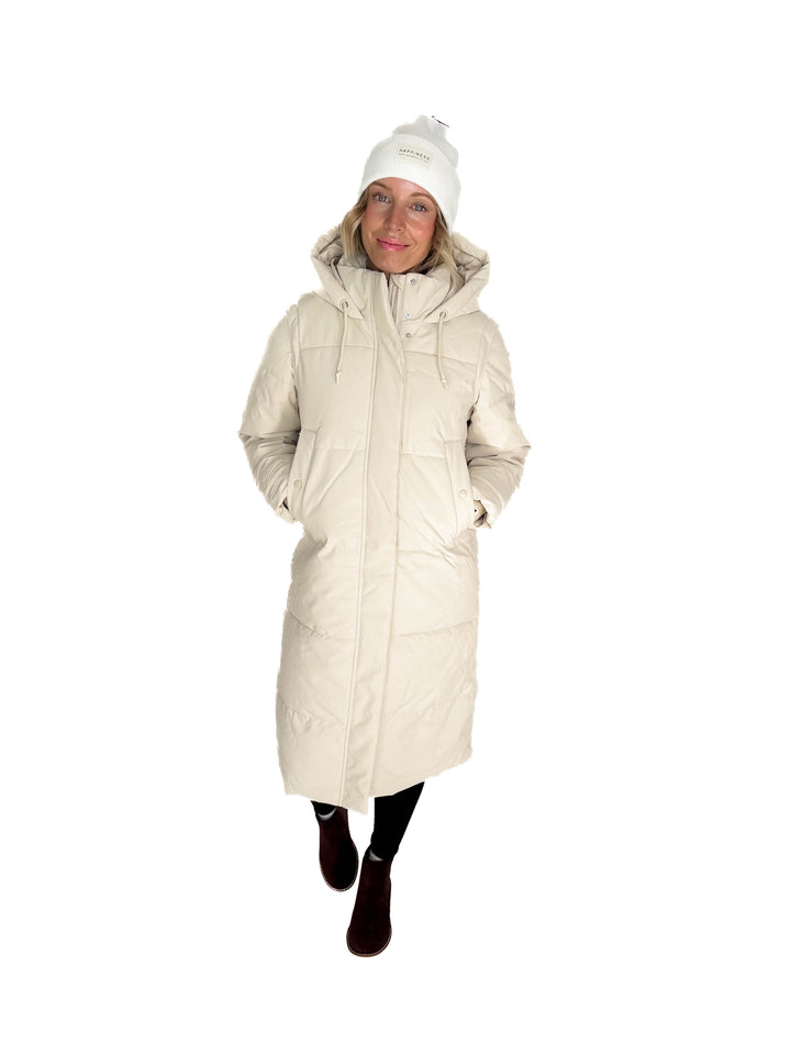 VERO MODA Cedar 2-in-1 Puffer Coat/Vest- OATMEAL
