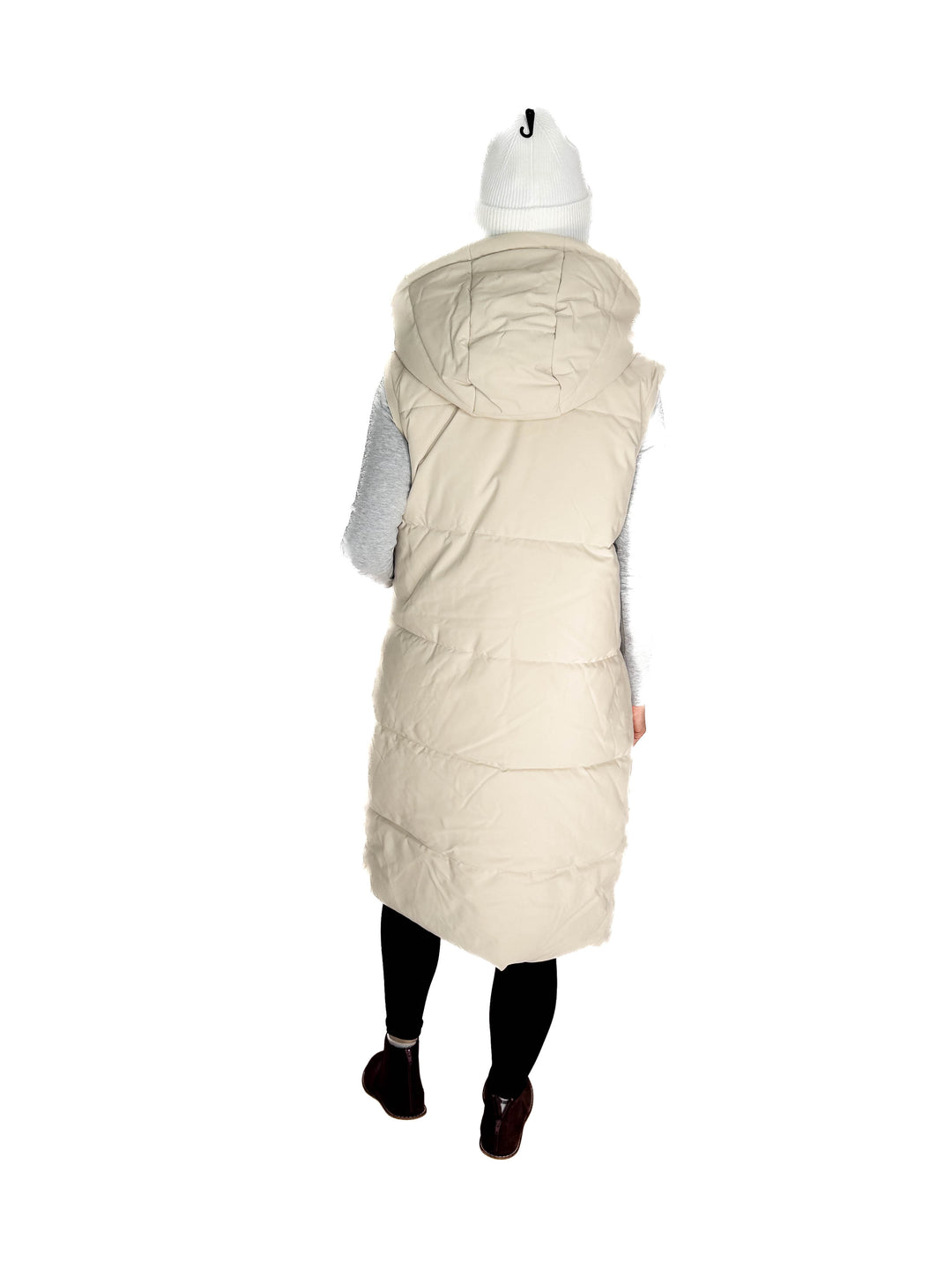 VERO MODA Cedar 2-in-1 Puffer Coat/Vest- OATMEAL