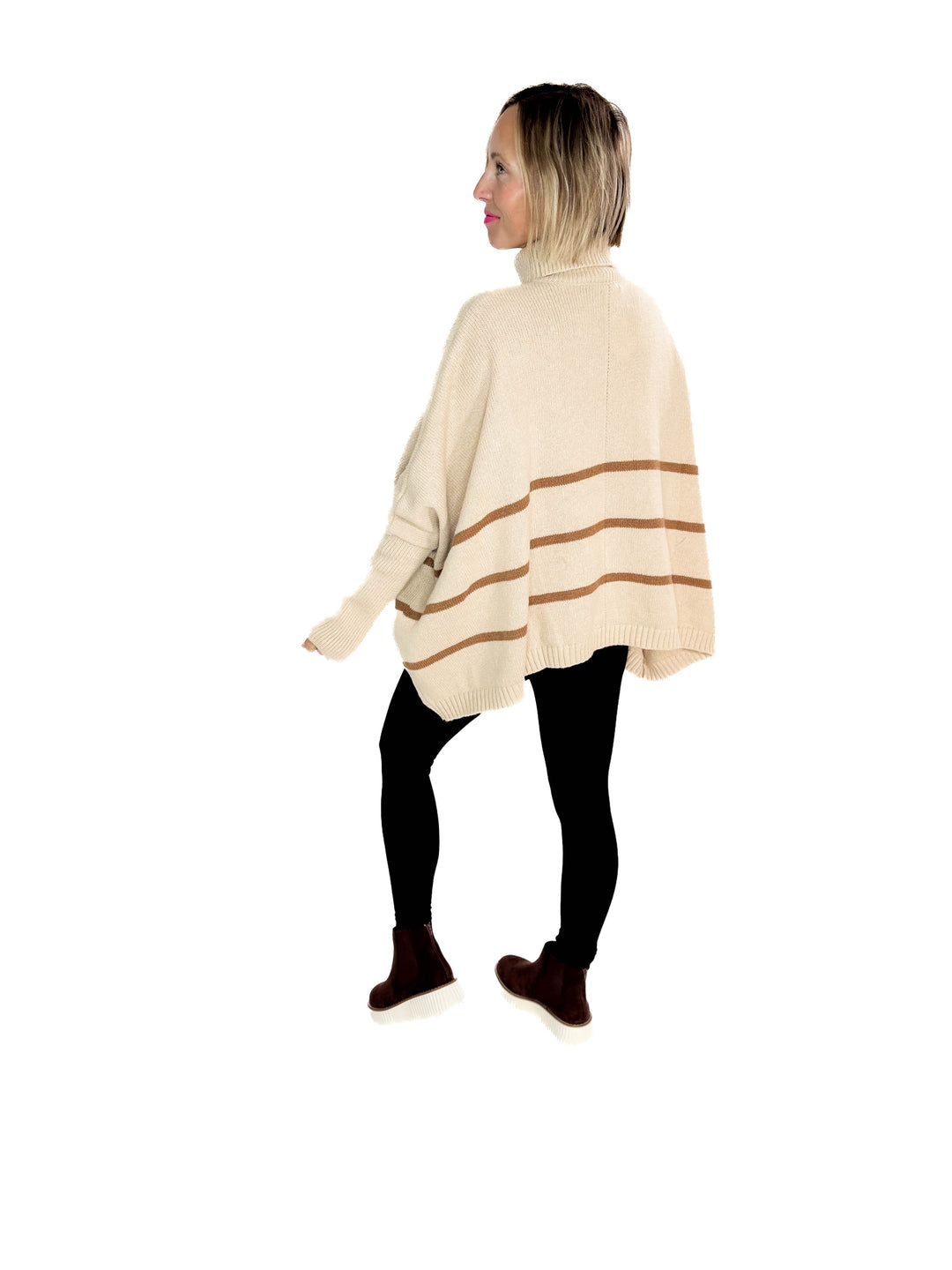 Effie Knit Sweter- LIGHT TAUPE