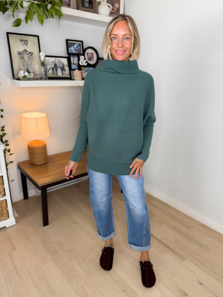 Wild Pines Dolman Sweater- ASH JADE