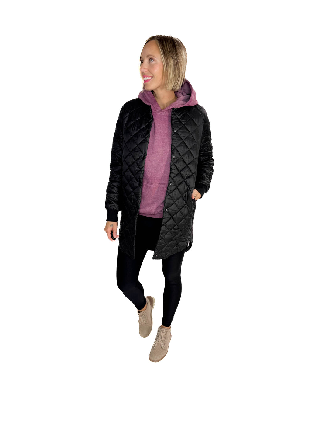 VERO MODA Haylee Quilted Jacket- BLACK-FINAL SALE
