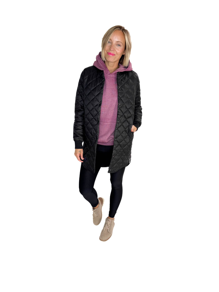 VERO MODA Haylee Quilted Jacket- BLACK-FINAL SALE