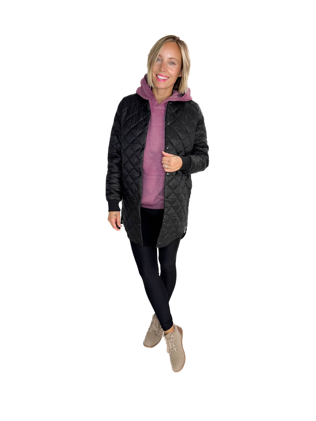 VERO MODA Haylee Quilted Jacket- BLACK-FINAL SALE