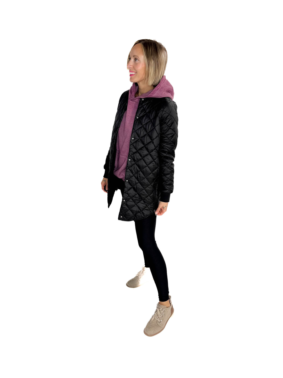 VERO MODA Haylee Quilted Jacket- BLACK-FINAL SALE