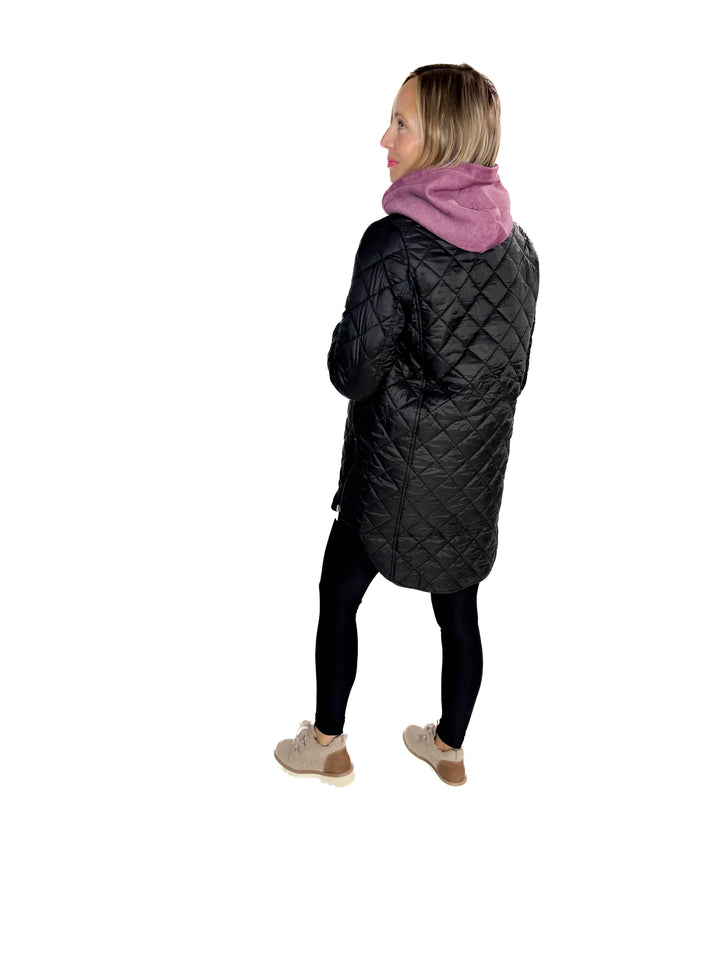 VERO MODA Haylee Quilted Jacket- BLACK-FINAL SALE