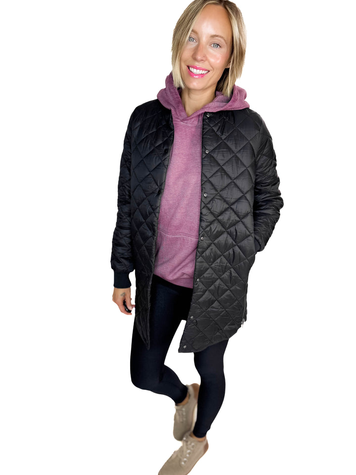 VERO MODA Haylee Quilted Jacket- BLACK-FINAL SALE
